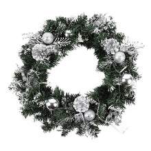 Load image into Gallery viewer, Artificial LED Lighted Christmas Hanging Wreath