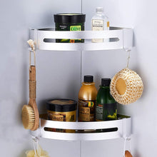 Load image into Gallery viewer, Large Wall Mounted Bathroom Shower Corner Shelf Caddy Rack