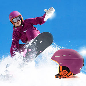 Heavy Duty Adjustable Men / Women Snowboard Helmet