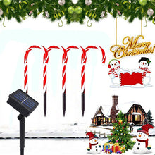 Load image into Gallery viewer, Outdoor Lighted Candy Cane Christmas Lane Pathway Lights