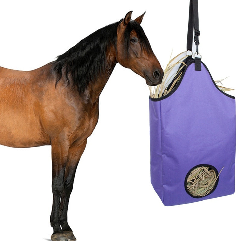 Large Slow Feeder Horse Hay Bag 23in