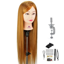 Load image into Gallery viewer, Ultimate Hair Styling Cosmetology Practice Mannequin Head With Hair