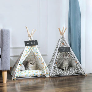 Portable Pop Up Dog / Cat Teepee Bed Tent