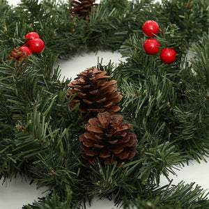 Large Holiday Christmas Pine Cone Mantle Garland