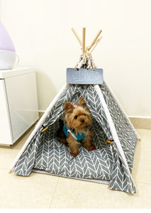 Large Pop Up Pet Dog Teepee Bed Tent