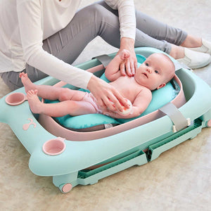 Large Portable Folding Collapsible Baby Bathtub