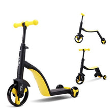Load image into Gallery viewer, 2 in 1 Kids 3 Wheel Scooter And Tricycle Combo | Zincera