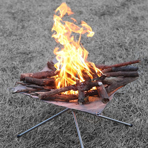 Portable Camping Bonfire Fire Ring Pit | Zincera