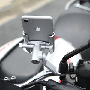 Motorcycle Cell Phone Holder Handlebar Mount Aluminum Alloy | Zincera
