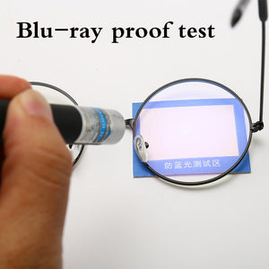 Anti Blue Light Blocking Filter Round Computer Glasses | Zincera