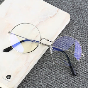 Anti Blue Light Blocking Filter Round Computer Glasses | Zincera