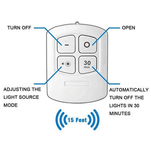 Wireless Under Cabinet LED Lighting Battery Operated | Zincera
