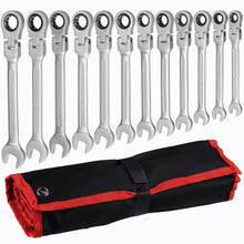 Load image into Gallery viewer, Flex Head Ratcheting Metric Wrench Set | Zincera