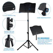 Load image into Gallery viewer, Portable Folding Sheet Music Stand | Zincera