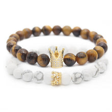 Load image into Gallery viewer, Crown Stacked Bracelet | Zincera