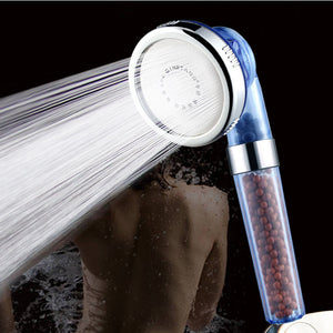 Handheld High Pressure Shower Head Water Filtering Massage Shower | Zincera
