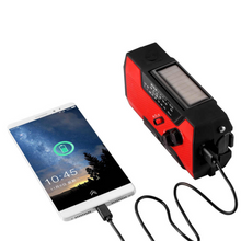 Load image into Gallery viewer, Solar Powered Emergency Hand Crank Survival Radio | Zincera