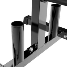 Load image into Gallery viewer, Heavy Duty Weighted Bumper Plate Storage Tree Rack 2&quot;
