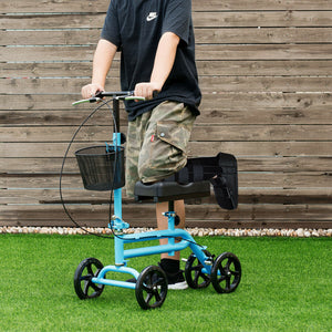 Steerable Folding All Terrain Medical Knee Walker / Scooter