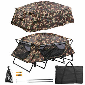 Large Folding Camping Off The Ground Double Tent Cot