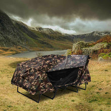 Load image into Gallery viewer, Large Folding Camping Off The Ground Double Tent Cot