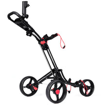 Load image into Gallery viewer, Large Heavy Duty Golf Walking Push Bag Cart