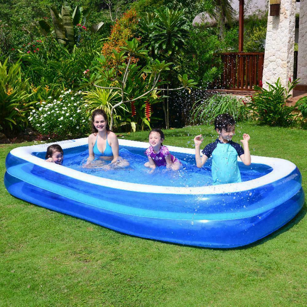 Large Kids Inflatable Blow Up Outdoor Swimming Pool