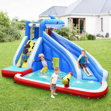 Load image into Gallery viewer, Giant Spacious Kids Inflatable Blow Up Water Slide Pool