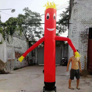 10-Foot Red Inflatable Wacky Wavy Tube Guy – Dancing Advertising Man For Promotions