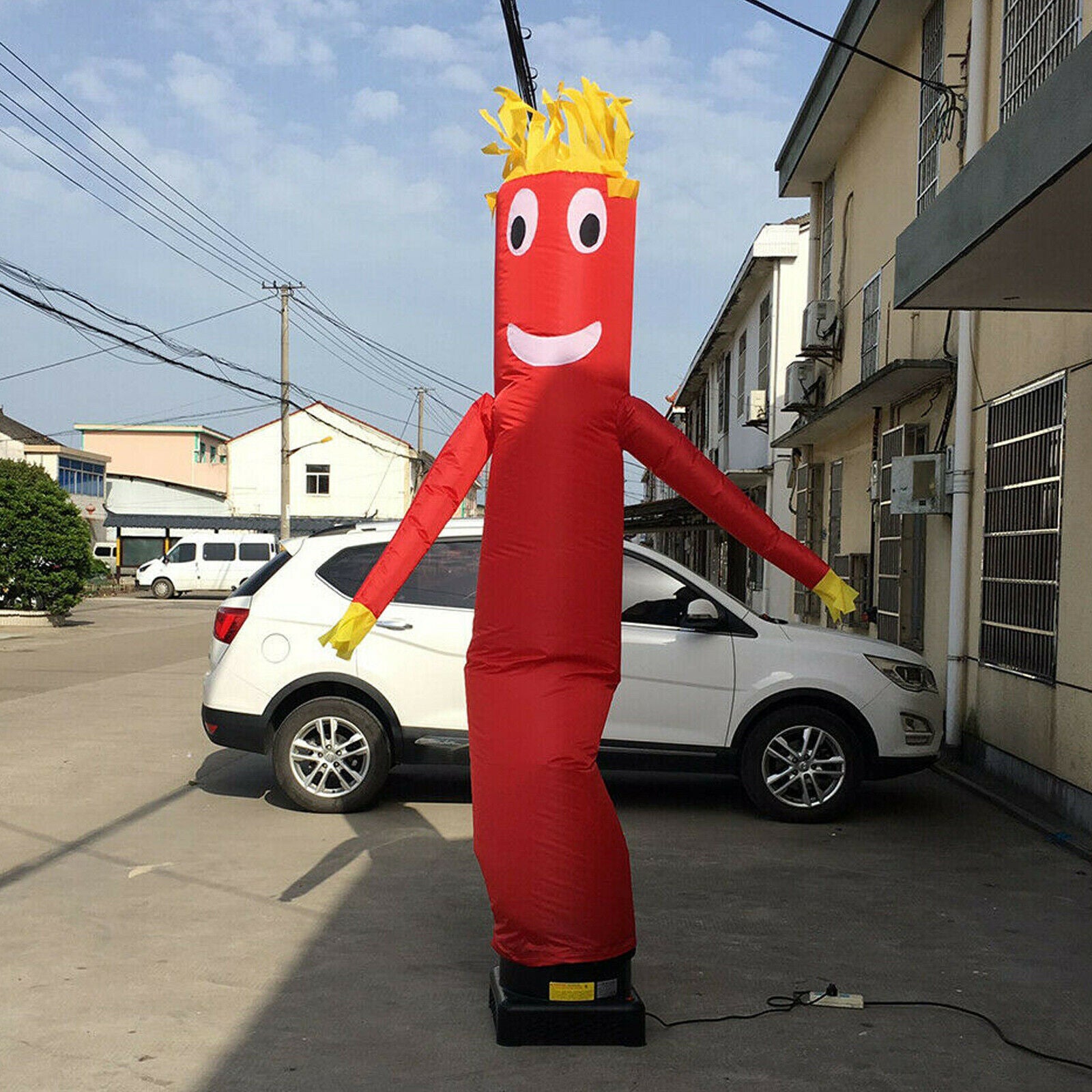 Inflatable Tube Man Sign Inflatable Wacky Wavy Arm Flailing Air Dancer Tube Man 10 Ft– Zincera