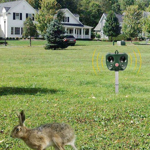 Powerful Ultrasonic Garden Squirrel Repeller Deterrent