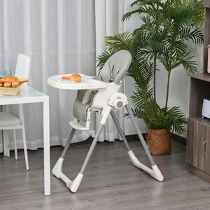 Foldable Space Saving Baby Table Eating High Chair
