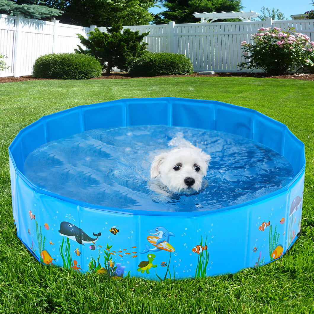 Large Portable Puncture Proof Plastic Dog Swimming Pool
