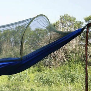 Portable Camping Travel Parachute Hammock With Mosquito Net