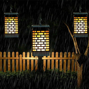 Outdoor Hanging Solar Powered LED Lanterns 6"