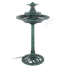 Load image into Gallery viewer, Outdoor Freestanding Bird Bath Water Fountain