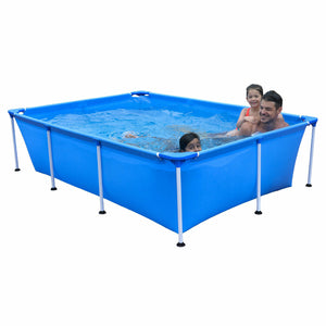 Large Outdoor Above Ground Rectangle Hard Sided Swimming Pool