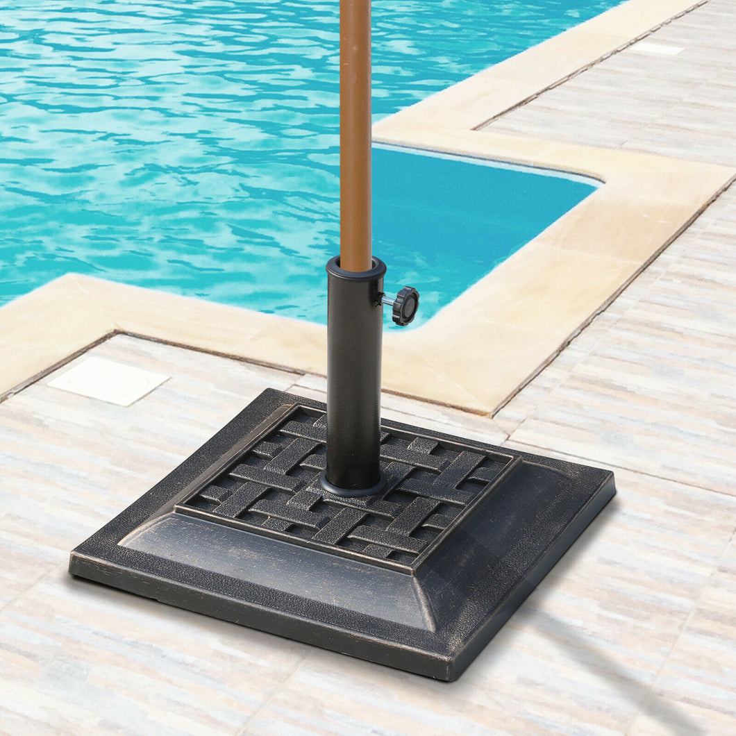 Outdoor Heavy Duty Weighted Patio Umbrella Base Stand 18