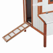 Load image into Gallery viewer, Large Portable Walk In Wooden Mobile Chicken Coop