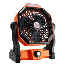 Load image into Gallery viewer, Portable Solar Powered Rechargeable Camping Tent Fan