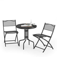 Load image into Gallery viewer, Outdoor Patio Table And Chair 3 Piece Bistro Set