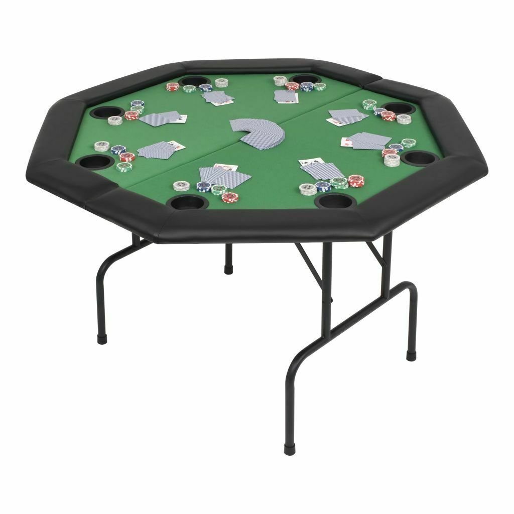 Large Folding Compact Portable Poker Octagon Game Table