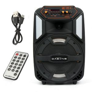 Large Portable DJ Bluetooth Party Box Speaker 8"