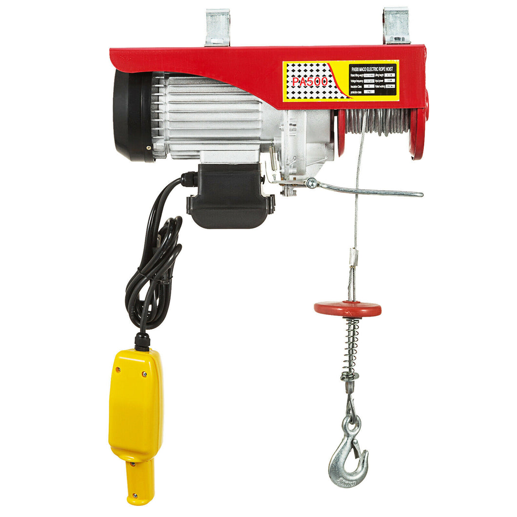 Smart Electric Chain Winch Remote Controlled Hoist 1,100 Lbs