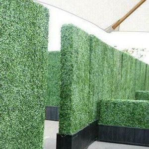 Large Artificial Boxwood Greenery Hedge Wall 20" x 20"