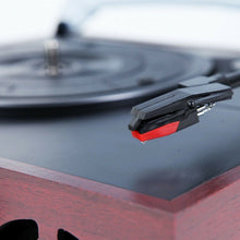 Load image into Gallery viewer, Portable Vintage Vinyl Record Turntable Player With Speakers