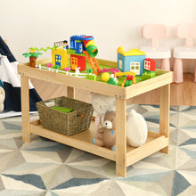 Load image into Gallery viewer, Large Kids Wooden Activity Learning Play Table