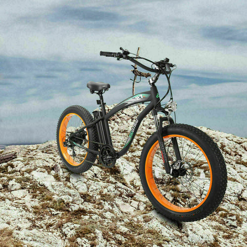 Premium Electric Big Fat Tire Beach Cruiser Bike 1000W