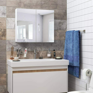 Large Wall Mounted Bathroom Recessed Medicine Cabinet With Mirror