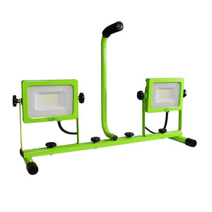 Portable LED Dual Head Standing Construction Work Light